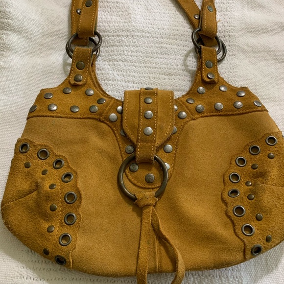 Shea Shea Vintage Brown genuine leather /suede bag - Picture 2 of 15
